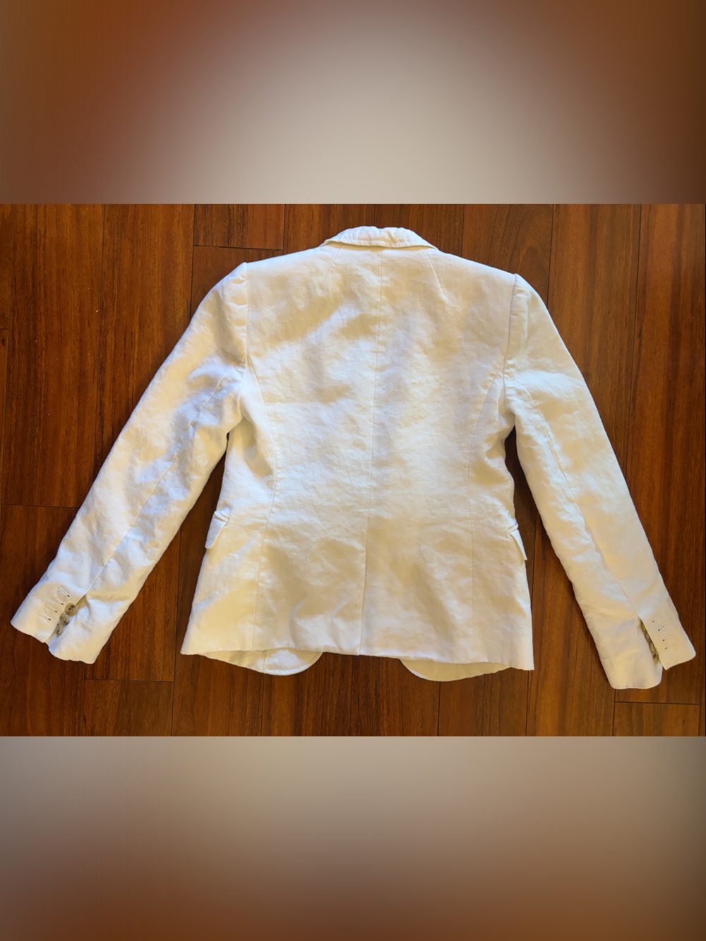 J. Crew Schoolboy Women’s White Linen Blazer - Picture 5 of 5